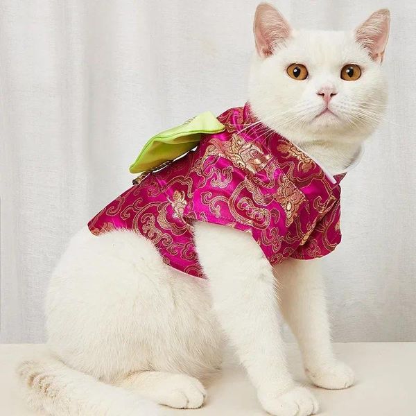 Köpek giyim evcil hayvan malzemeleri Japon kimono cosplay kıyafetleri elbise aksesuarları köpekler