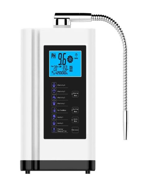 Новейший ионизатор щелочной воды, ионизатор воды, температура дисплея, интеллектуальная голосовая система, 110240 В, 3 цвета, от DHL300w9901132