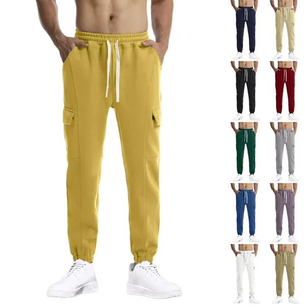 Pantaloni da uomo Pantaloni sportivi con coulisse Jogging Comfort elevato Gamba piccola Casual Big N Tall 10 Memory Foam Track