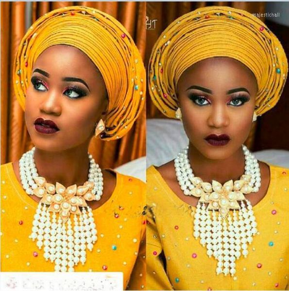 Collana Orecchini Set Est Stile Bianco Conchiglia Perla Gioielli Nigeriano Matrimonio Africano Nuziale/Donne Perline ANJ226