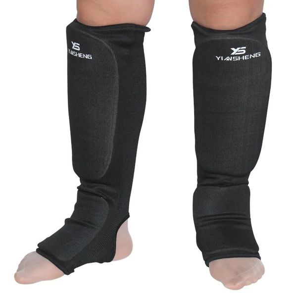 Schutzausrüstung Schienbeinschoner Kickboxen-Schutz Sanda Taekwondo-Boxen Leggings Knöchel-Schienbeinschutz Karate MMA Muay Thai Schienbeinschoner Protektor 231124