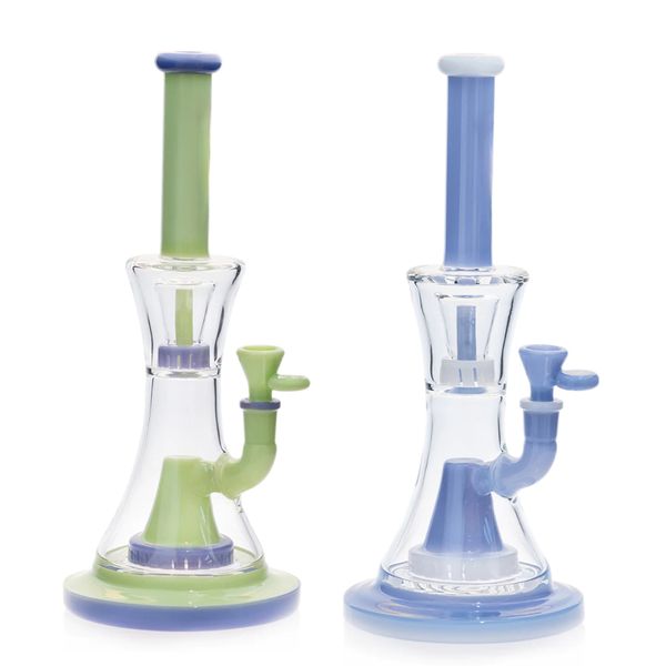 Vintage Premium HSS Glass Bong Hookah Two Tone Bubbler 13 polegadas A venda direta de fábrica pode colocar o logotipo do cliente pela DHL UPS CNE