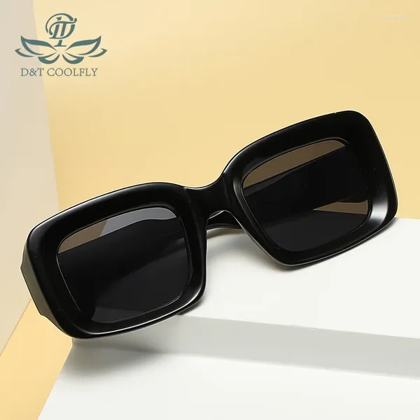 Óculos de sol zly 2023 moda retângulo mulheres homens pc material gradientes lente quadro vintage marca designer óculos de sol uv400