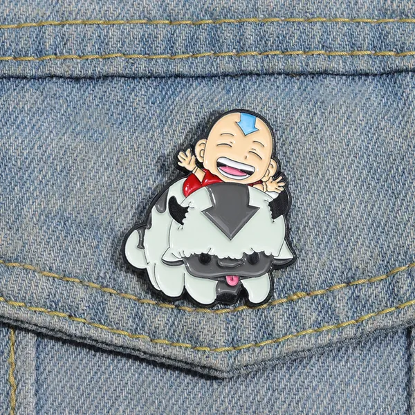 Anime Boy Buffalo Emaille Pins Benutzerdefinierte TV-Serie Broschen Revers Abzeichen Cartoon Lustiger Schmuck Geschenk für Fans Freunde