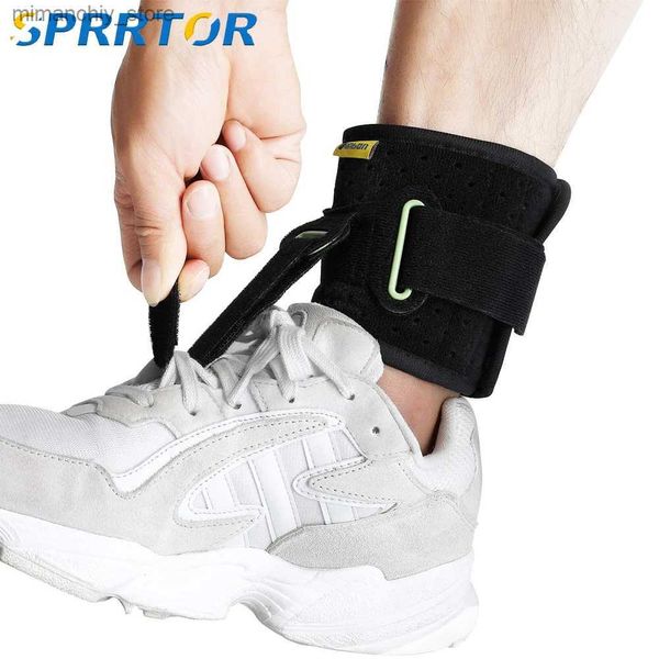 Suporte para tornozelo Tenbon Adjustab Ank suporte para pés Brace Fascite plantar Pé Queda Cãibras Prevenir Pé Estabilizador Dor Reli Guard Stra Q231125