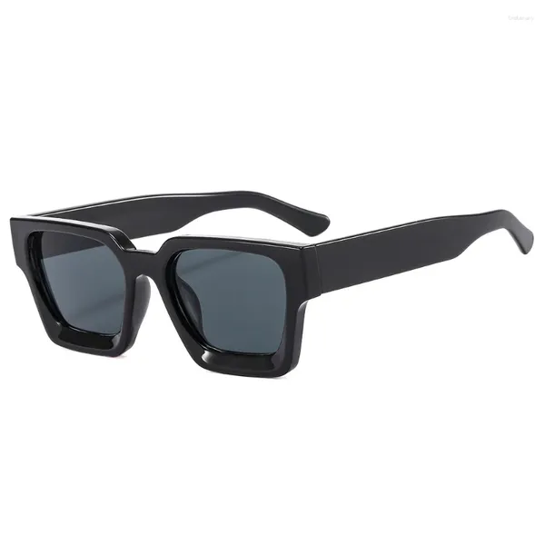 Солнцезащитные очки винтажные квадратные мужские и женские солнцезащитные очки мужские солнцезащитные очки модные градиентные в большой оправе уличные мужские