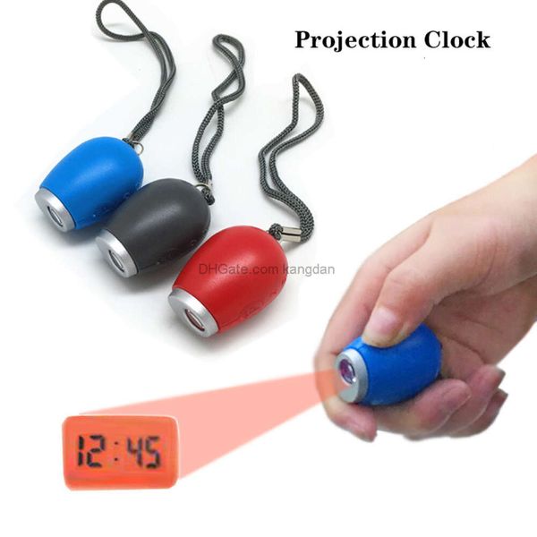 Nuovo orologio per orologio per orologio elettronico di proiezione creativo mini proiezione portatile orologio per lampada per flash orologio da proiezione