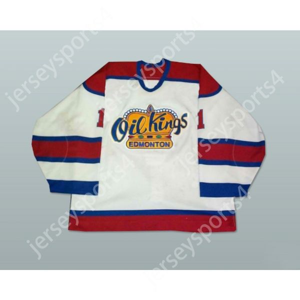 Custom Torrie Jung Edmonton Oil Kings 1 Hockey Jersey New Top ED S-M-L-XL-XXL-3XL-4XL-5XL-6XL