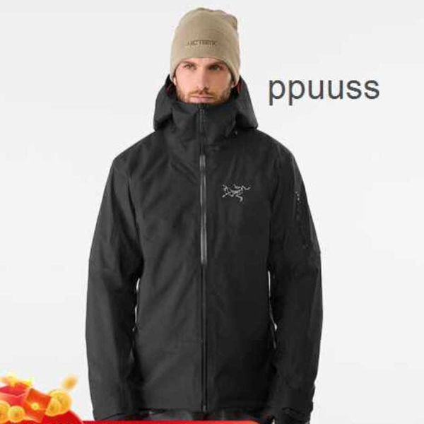 Herren Jacken Mäntel Designer Arcterys Hoodie Jakets Sabre Series Gore-tex Wasserdicht Winddicht Herren Outdoor Soft Shell Schwarz/Schwarz Xs WN-BKQH