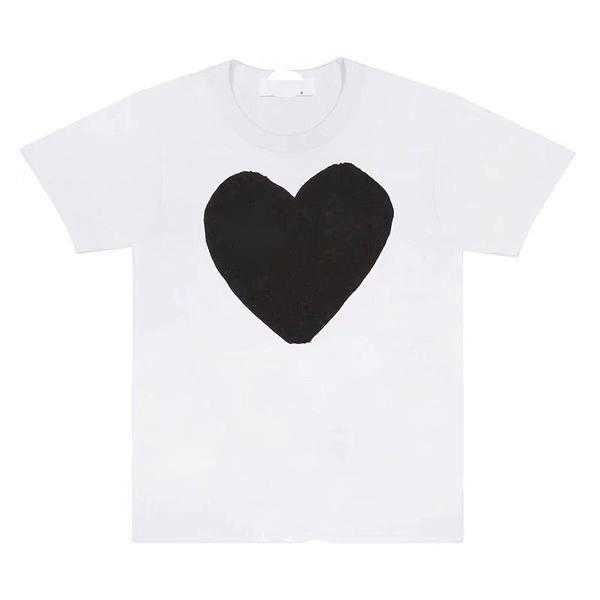Play Designer mass camisetas infantis olhos bordados olhos de amor puro algodão branco coração coração curto tshirts meninos e meninas solteiras de camiseta casual 003