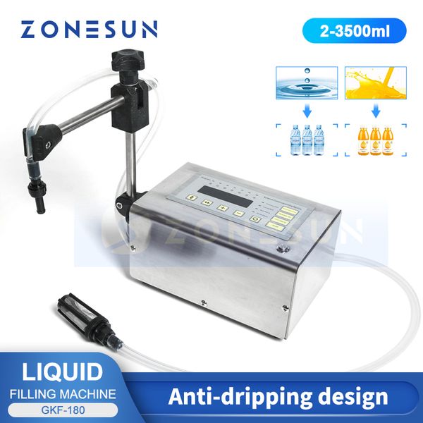 ZONESUN Riempitrice di liquidi elettrica Mini piccola bottiglia d'acqua Pompa digitale Profumo Bevanda Latte Riempitrice di olio d'oliva