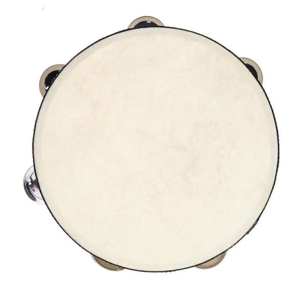 Favores tambor 6 polegadas Bell Tambourine Hand Hand segurado