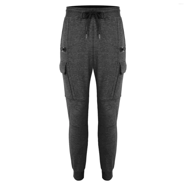 Pantaloni da uomo Pantaloni sportivi con coulisse da jogging Comfort elevato Gamba piccola Casual Big House Mens Deep Pocket Boy Glitter