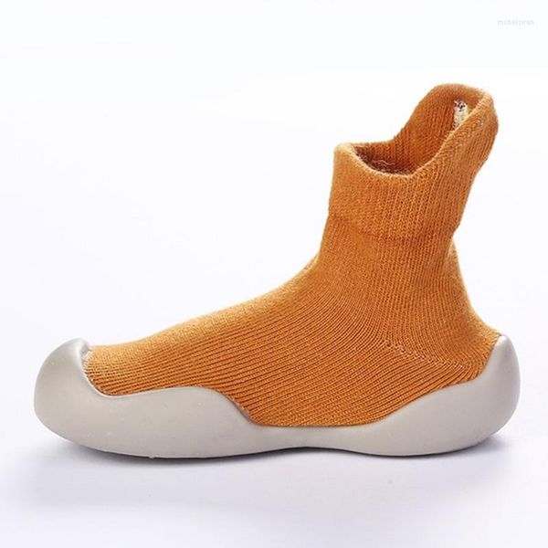 Primi Camminatori Kruleepo Bambino Bambini Morbido Cotone Nato Bambino Bambina Ragazzi Autunno Inverno Suola in PVC Caldi Calzini Alti Scarpe Roba