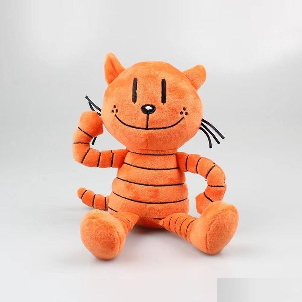 Animali di peluche ripieni 25 cm Cane Mans Petey Giocattolo Personaggio dei cartoni animati Bambola Kawaii Gatto Giocattoli per bambini Ragazze Regali di consegna di goccia di Natale Dhsuo