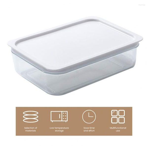 Garrafas de armazenamento Recipiente para alimentos Caixa de plástico transparente sem BPA Gadgets selados para cozinha