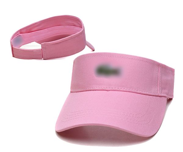 New letter sun hat sunscreen UP50+ no top hat round square pink white sky blue black men and women couple gift sports easy to carry A073