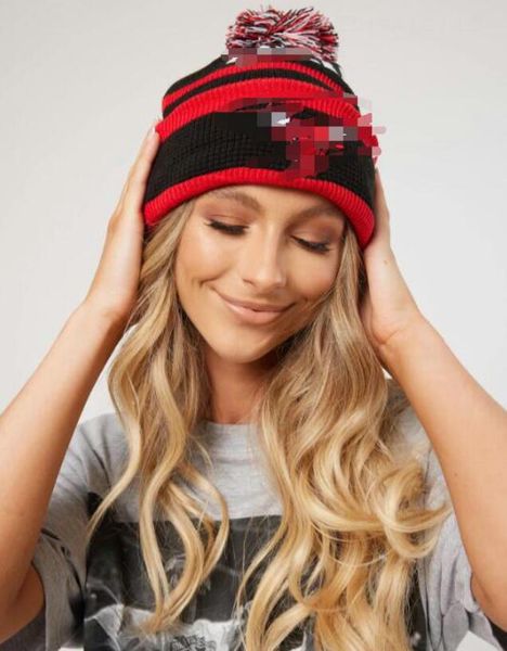 Mode – Chicago Bulls Beanie Strickmützen Sportmannschaften Baseball Fußball Basketball Beanies Caps Damen Herren Pom Fashion Winter Top Caps Sport Strickmützen a1