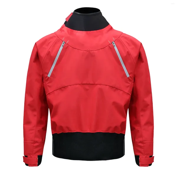 Охотничьи куртки Мужская походная куртка с трехслойным покрытием из красной водонепроницаемой ткани с капюшоном в холодный день