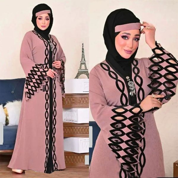 Ethnische Kleidung Afrikanische Kleider für Frauen Elegante muslimische Mode Abayas Dashiki Robe Kaftan Langes Maxikleid Türkisch Afrika Und Schal 230424