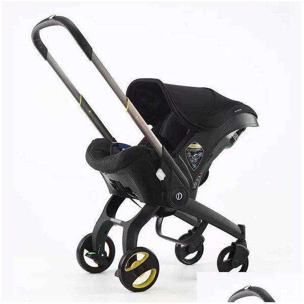 Kinderwagen Designer Baby Kinderwagen für Neugeborene Kinderwagen durch Sicherheitswagen Wagen Leicht 3 in 1 Reisesystem Ablieferung OTVXC