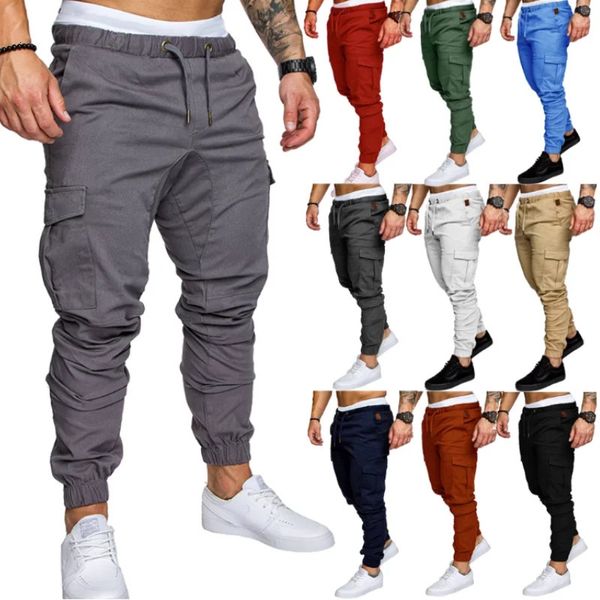 Pantaloni da uomo Jeans Atletici Estivi Multi taglia Selezione colori Abbigliamento da lavoro Fast Dry Jogging Cargo Multi Pocket Tattico 231124