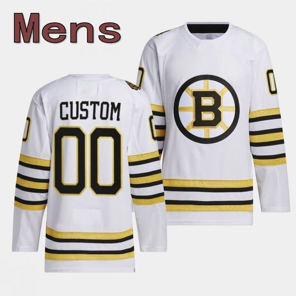 Economici 2023-24 Bruins 100° Centenario Milano Lucic Patrice Bergeron David Krejci Brad Marchand Hampus Lindholm Jake DeBrusk Nick Foligno Taylor Hall Maglia da hockey