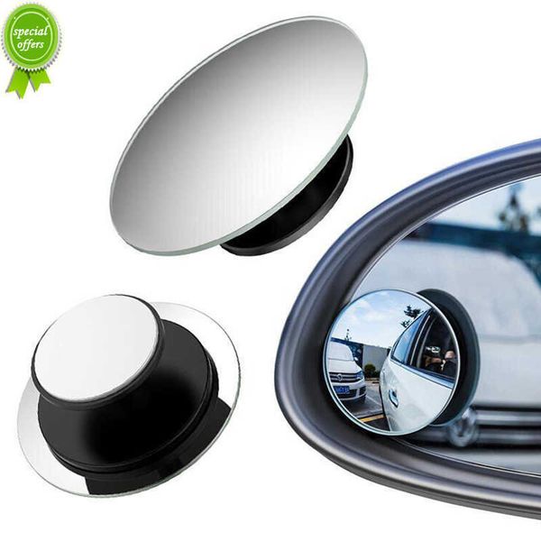 Specchietto convesso rotondo regolabile da 360 gradi Specchietto retrovisore per auto Ampio angolo di parcheggio Specchietti per punti ciechi HD senza montatura Accessori auto
