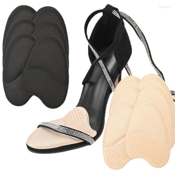 Mulheres meias Metatarsal Antepéfot Pads para sapatos de salto alto Anti Slip Sandals Sandals Shoe Sapaces Solid