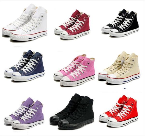 2023 neue Star Low High Top Casual Schuhe Stil Sport Sterne Chuck Klassische Leinwand Schuh Turnschuhe Conve Männer Frauen Leinwand schuhe j1