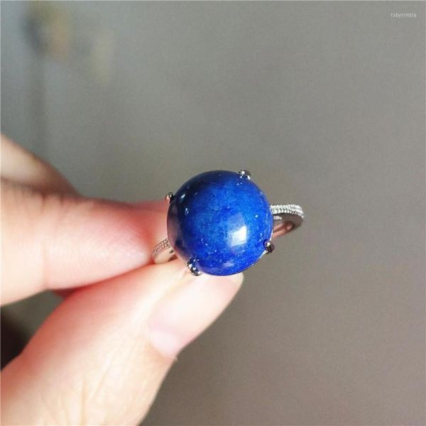 Кластерные кольца искренний естественный королевский синий лазус лазули прозрачный камень