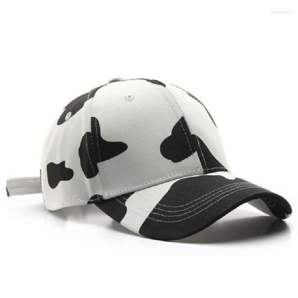 Ball Caps Baseball Cap Snapback Streetwear HipHop Sport Cotton Cow Stripe Print Lässige Sonnenblende Trucker Hat Retro Bone Dropshiping