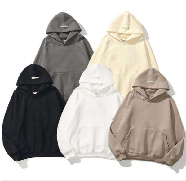 Tasarımcı Hoodies Erkek Hoody Essentail Hoodie Pullover Sweatshirtler Gevşek Uzun Kollu Kapşonlu Jumper Erkekler Yüksek Kaliteli Giyim Pamuk Essent Women Street Giyim Üstleri 11