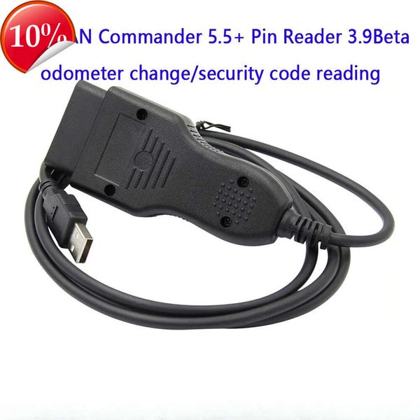 Novo VAG K Can Commander 5.5 Pin Code Reader 3.9 Beta VAG Can Commander 5.5 Pin Reader Cabo Equipamento de diagnóstico de falhas do motor