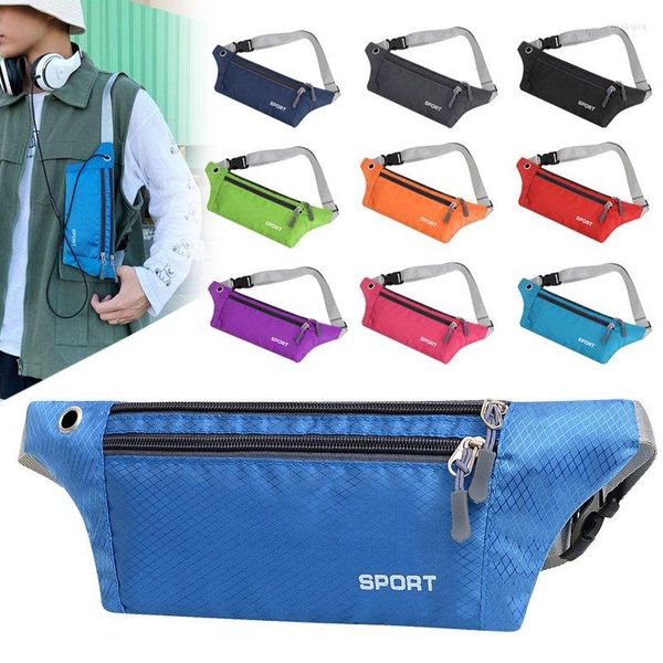 Bolsas de cintura esportes unissex de ciclismo Bolsa do fone de ouvido Bolsa de bolsa de bolsa de bolso para mulheres impermeáveis