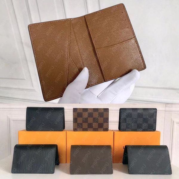 Designer moeda bolsa portefeuille titular do cartão homens carteira mulheres chave bolsa Dicky ORGANIZADOR DE BOLSO Moda Curto Homens Luxo Múltipla Carteira Chave Damier PRPU Dicky0750