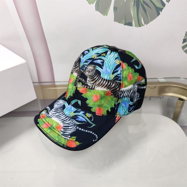 Cappellini alla moda Nuovi cappellini a sfera di design Lettera Casquette floreale di alta qualità Regolabile Aldult Uomo Donna per berretto da baseball Cappello da sole in cotone Hip Hop Classico Cappelli di tigre di lusso