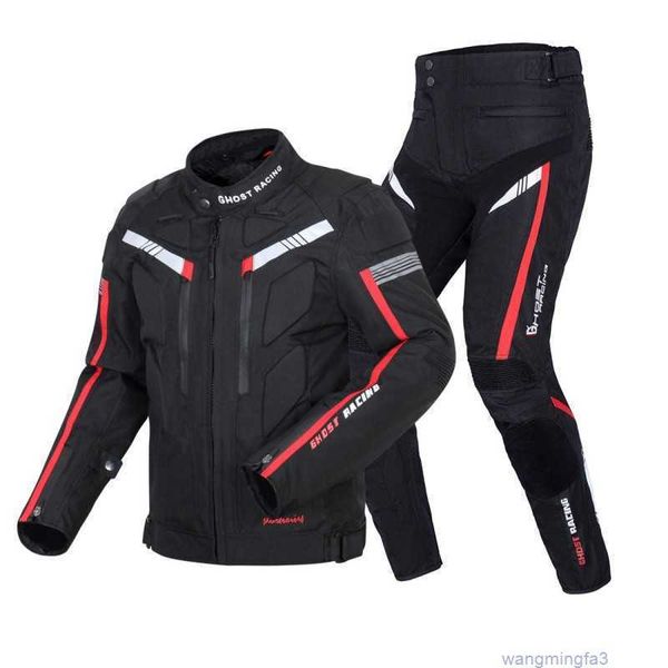 Tute da uomo Tuta da motociclista Protezione calda da uomo Prevenzione degli spruzzi d'acqua e prevenzione delle cadute Tuta da corsa per moto Abbigliamento da equitazione per tutte le stagioni