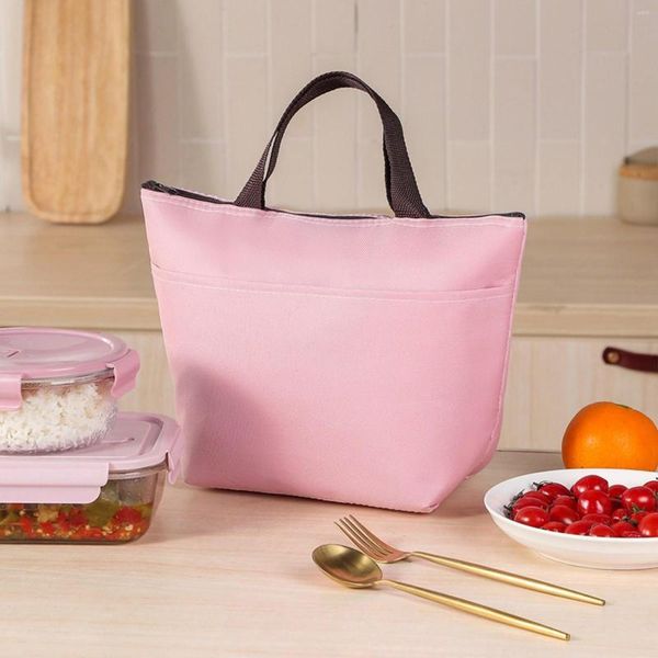 Borse portaoggetti Borsa da pranzo portatile Borsa Bento impermeabile con isolamento termico per studenti in ufficio Cena da picnic