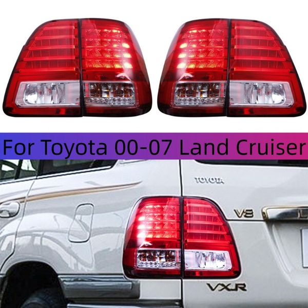 Gruppo luci posteriori a LED per auto per Toyota 00-07 Land Cruiser L C 100 4500 4700 Modificato LED Indicatori di direzione posteriori Luci di marcia Lampada freno
