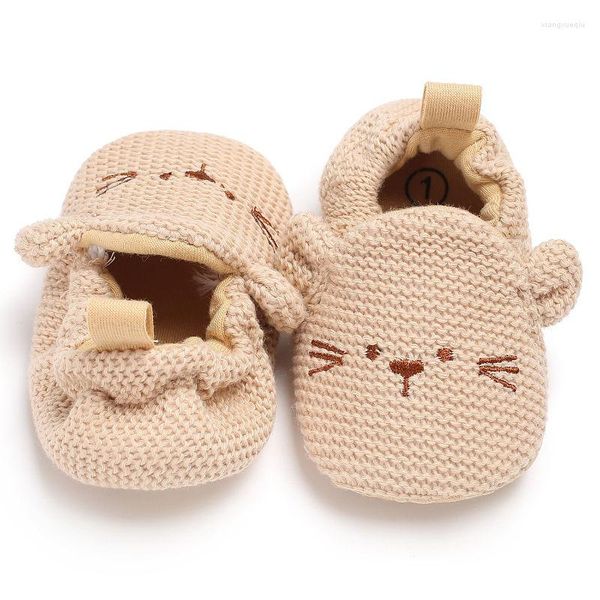 Primeiros caminhantes 2023 estilo nascidos sapatos bebês infantil inverno algodão macio walker menino