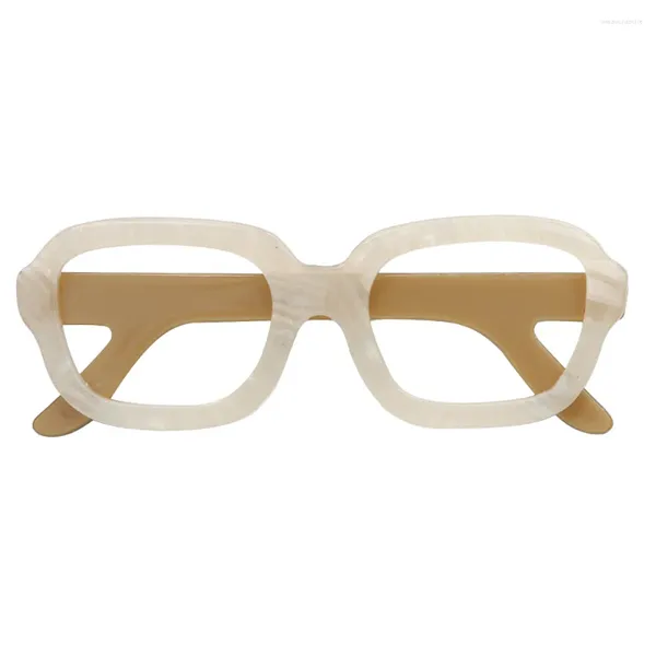 Broşlar vintage komik gözlükler, kadın giyim ofisi reçine rozeti yaka pimleri broş takı pinleri için akrilik şekli