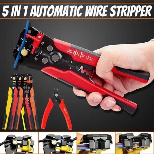 Neue 5 IN 1 Multifuction Crimper Kabelschneider Automatische Abisolierzange Crimp- und Abisolierwerkzeuge Crimpzange Professionelles Kabel