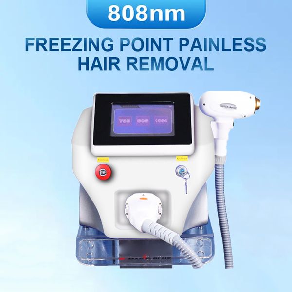 Fabrikpreis 808nm Diodenlaser Permanente Haarentfernungsmaschine 3 Wellenlängen Schmerzlose Enthaarung Hautverjüngung Schönheitsausrüstung
