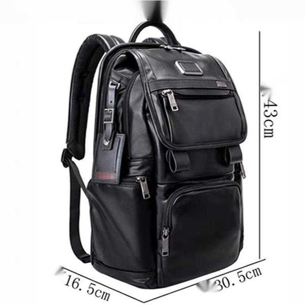 Mochila de couro completa masculina moda computador mochila negócios lazer bolsa de viagem 9603174d3 231115