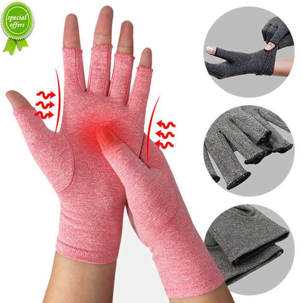 S/M/L Warme Gelenkkompressionshandschuhe Premium Arthritische Gelenkschmerzlinderung Handschuh Therapie Offene Finger Handschuhe Moto Zubehör
