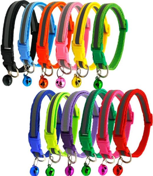 Bunte Schnalle Reflektierendes Halsband Patch Glockenhalsband Haustier Hund Katze HalsbandDie Logistik Bitte kontaktieren Sie uns2108750