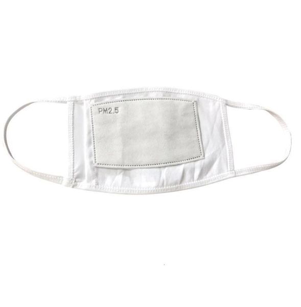 EUA estoque novos espaços em branco sublimação máscara facial adultos crianças ciclismo filtro bolso pode colocar pm25 junta prevenção de poeira para transferência diy 5967529