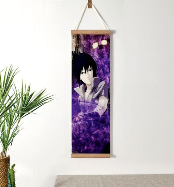 Intero Anime giapponese Poster Kakashi Itachi Sasuke Sakura Appeso Dipinti a scorrimento Wall Art Poster Home Decor Immagini per Liv7549061