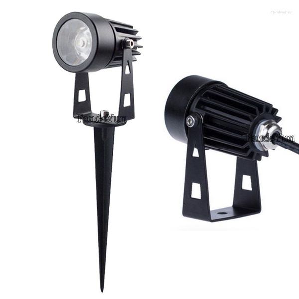 Mini-LED-Rasen-Garten-Licht DC12V AC85-265V IP65 im Freien wasserdichte Landschafts-Spot-Lampen Weiß Rot Blau Grün Spike-Lampe